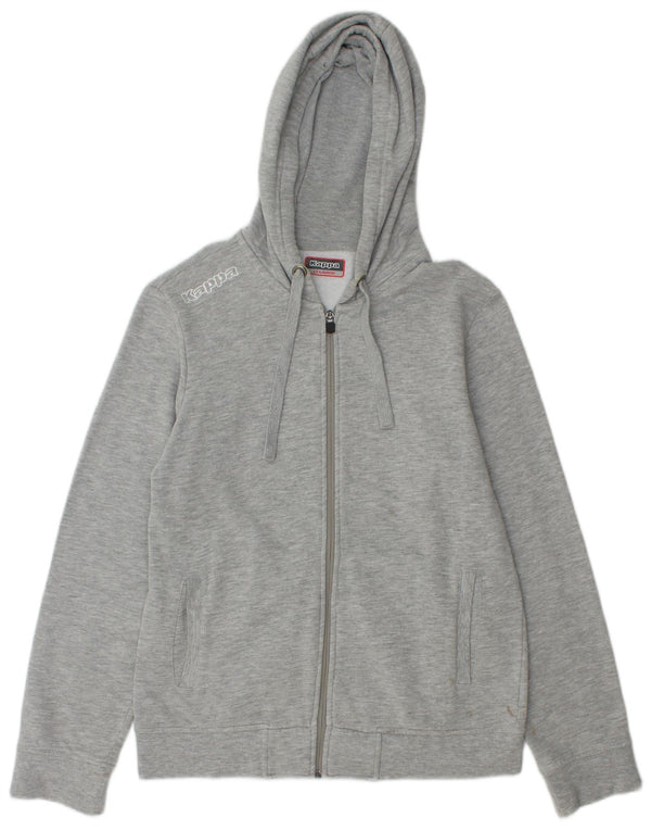 Kappa Boys Zip Hoodie Sweater 13-14 Years 2XL Grey