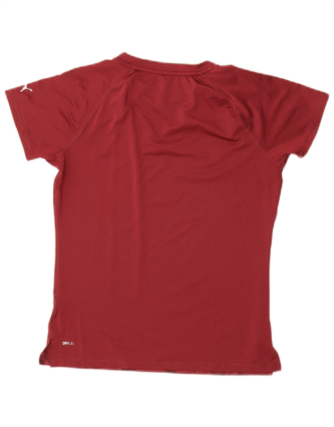 PUMA Mens Abstract Pattern T-Shirt Top Small Burgundy