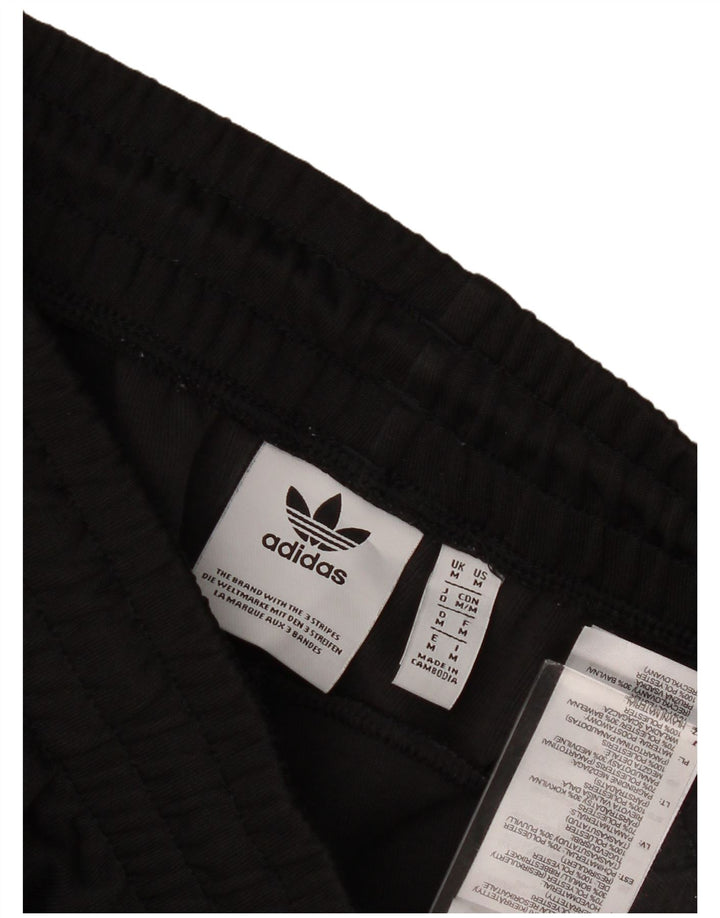 Adidas Mens Tracksuit Trousers Joggers Medium Black Polyester