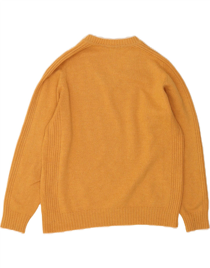 PIERRE CARDIN Mens V-Neck Jumper Sweater Small Yellow Vintage Pierre Cardin and Second-Hand Pierre Cardin from Messina Hembry 