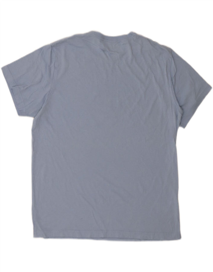 EDDIE BAUER Mens Graphic T-Shirt Top Large Blue Cotton Vintage Eddie Bauer and Second-Hand Eddie Bauer from Messina Hembry 