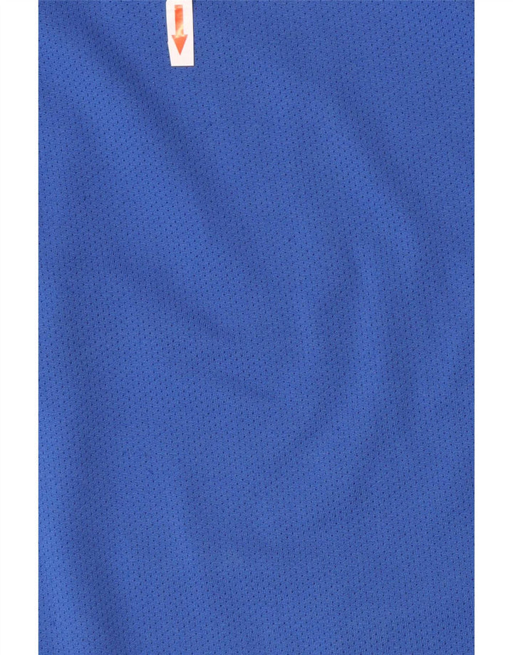 Nike Mens Dri Fit T-Shirt Top Large Blue Polyester