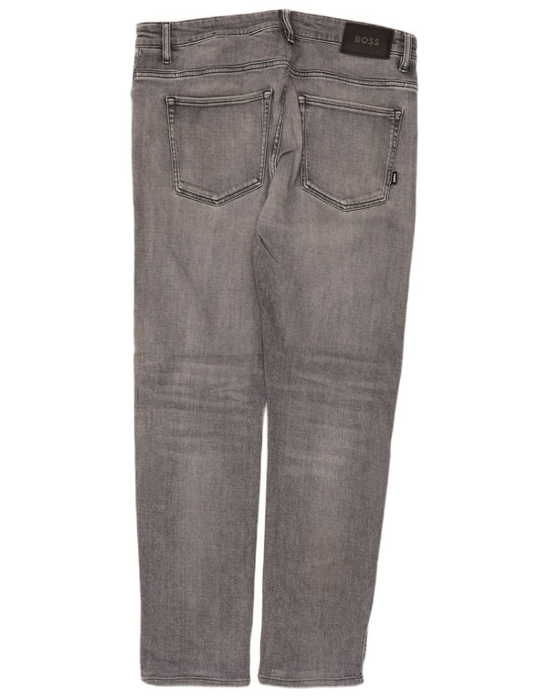 Hugo Boss Mens Delaware Slim Jeans W34 L30 Blue Cotton