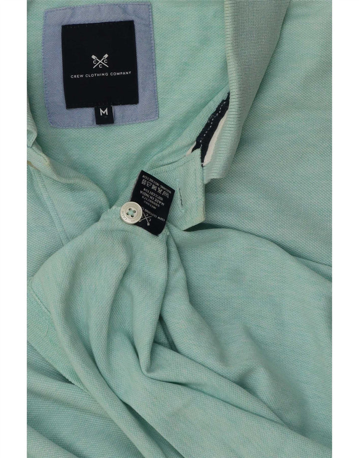 Crew Clothing Mens Polo Shirt Medium Green Cotton