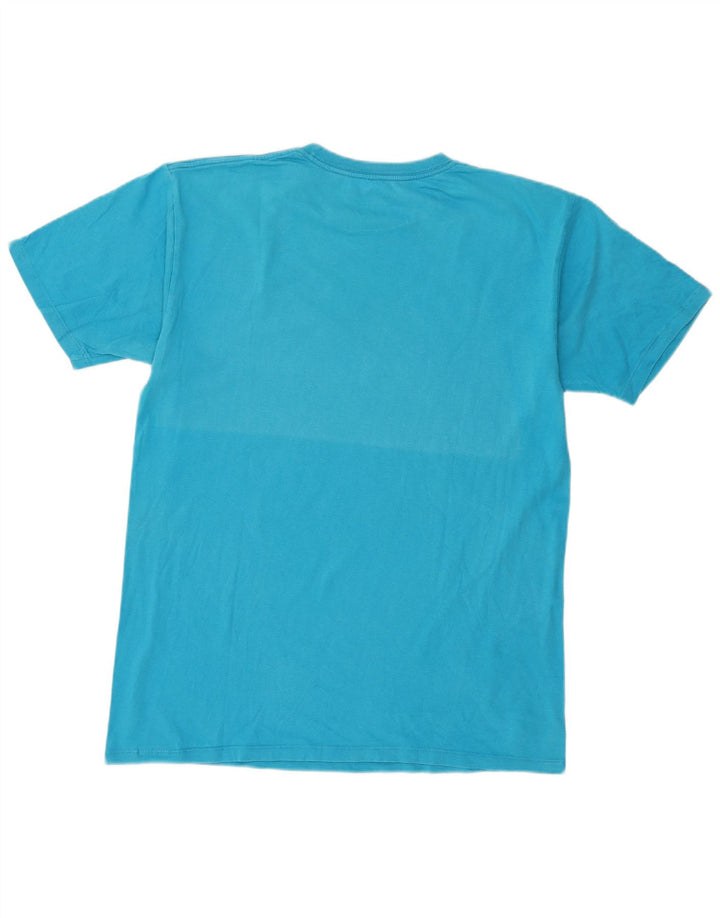 Vans Mens Graphic T-Shirt Top Large Blue Cotton