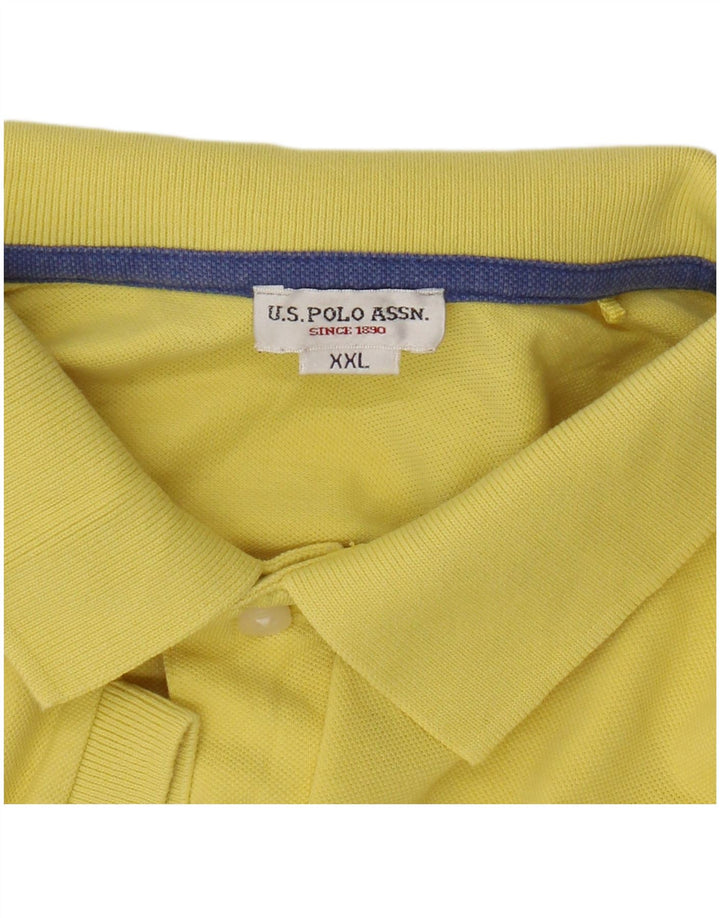 U.S. Polo Assn. Mens Polo Shirt 2XL Yellow