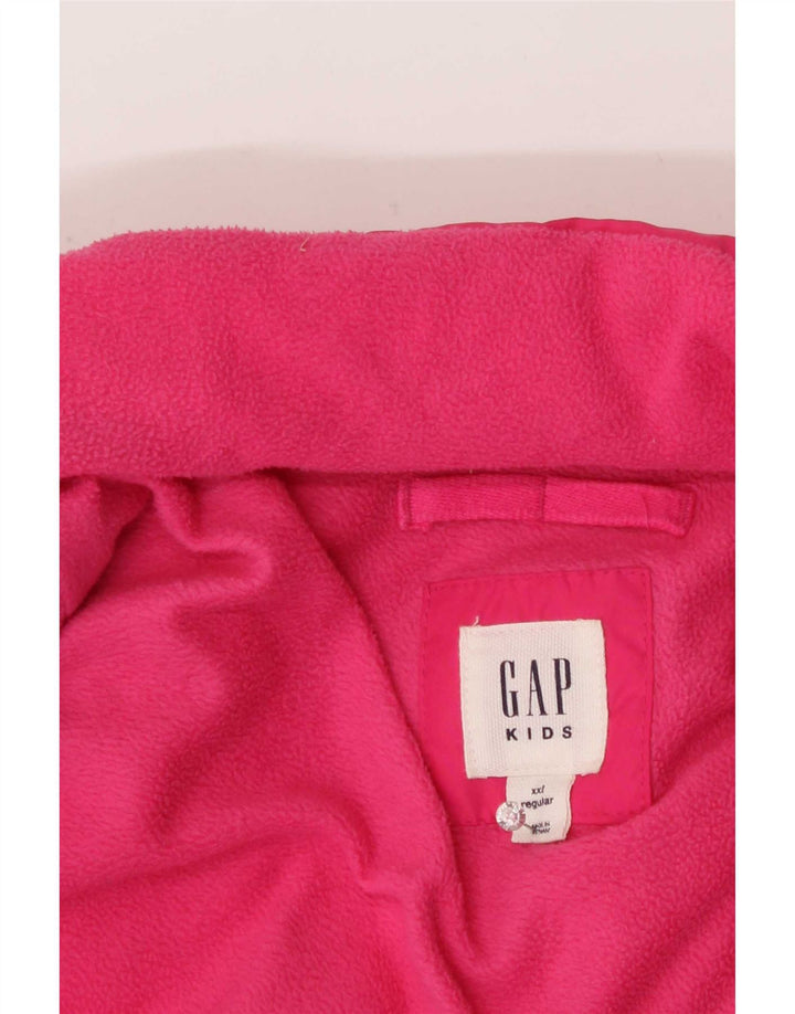 Gap Girls Padded Jacket 13-14 Years 2XL Pink Polyester