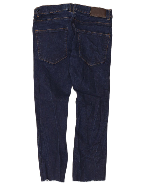 French Connection Mens Slim Jeans W32 L24 Navy Blue Cotton