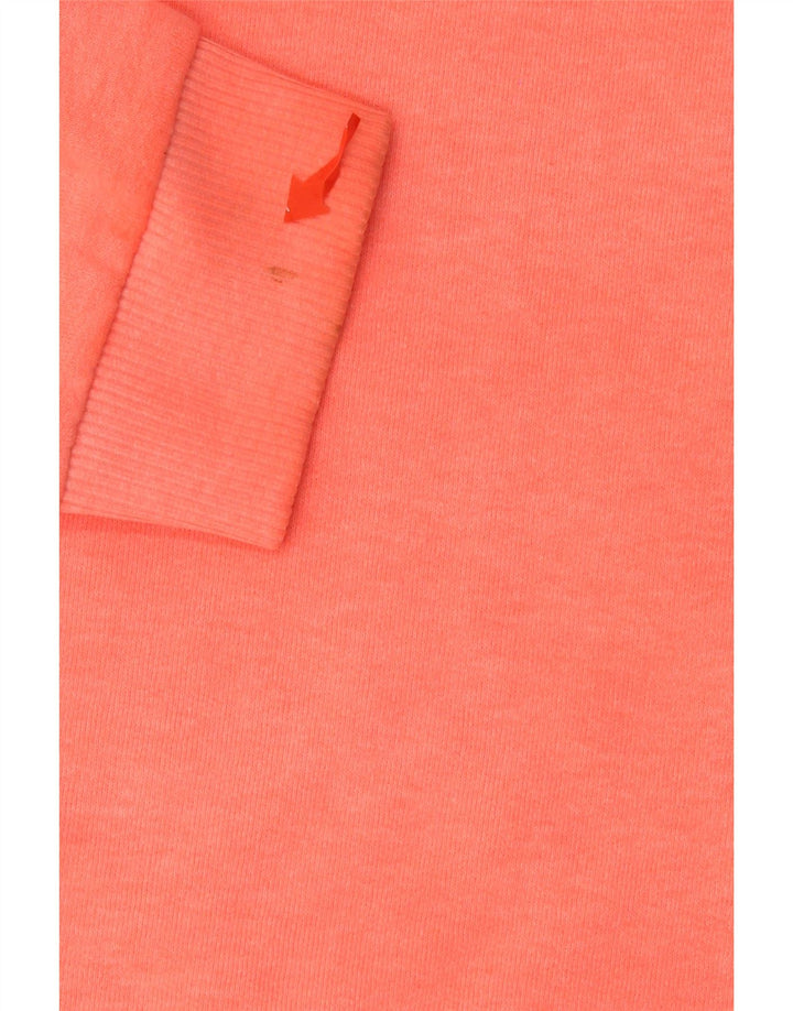 SUPERDRY Womens Graphic Sweatshirt Jumper UK 16 Large Orange