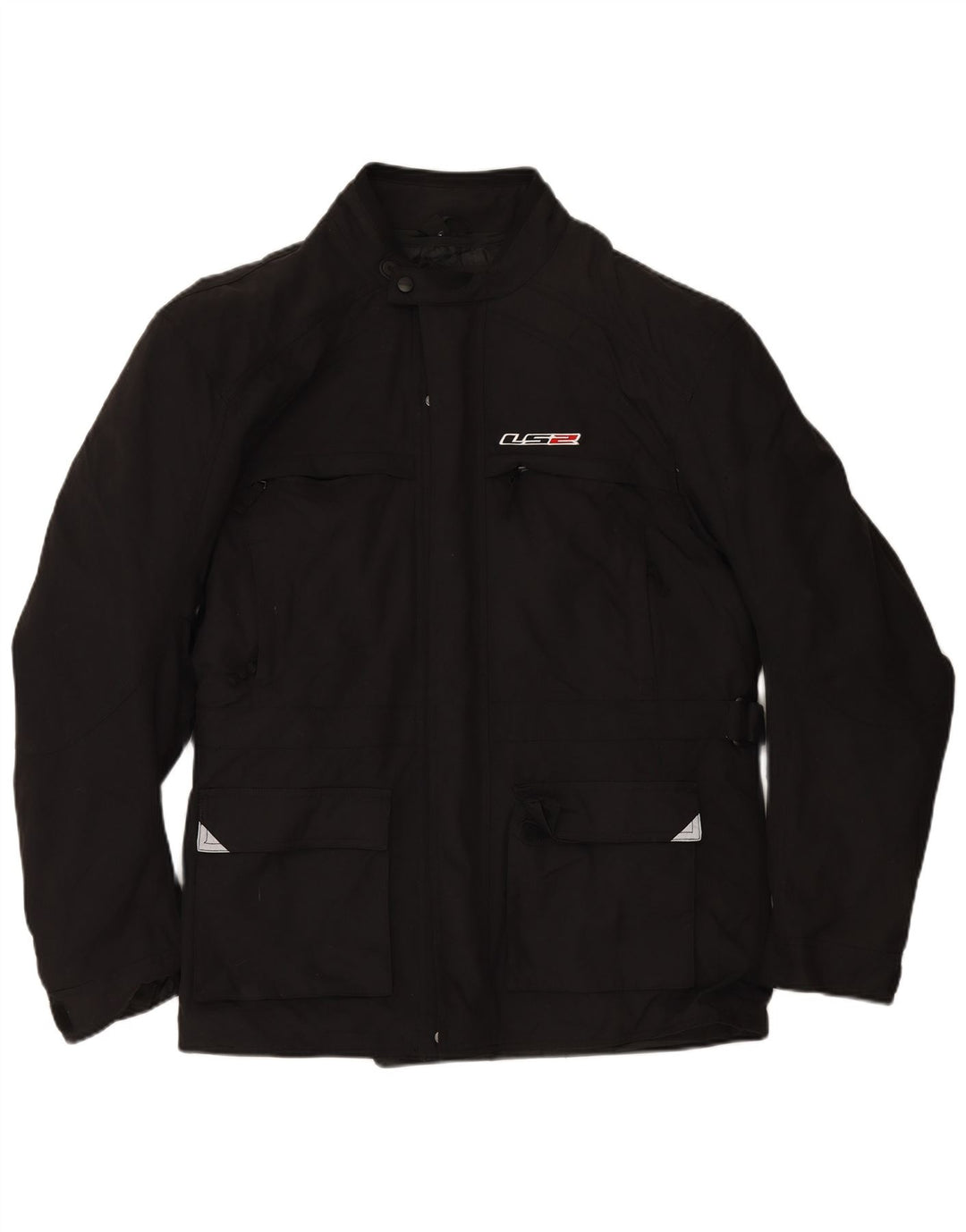 LS2 Mens Apparel Graphic Racer Jacket UK 48 4XL Black Polyamide