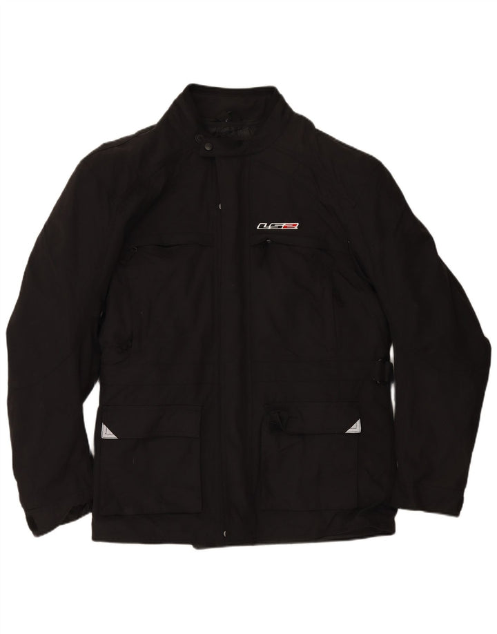 LS2 Mens Apparel Graphic Racer Jacket UK 48 4XL Black Polyamide