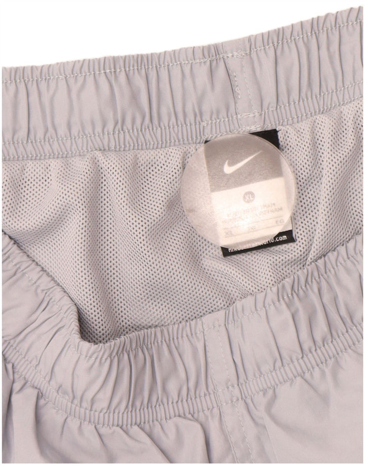 Nike Mens Graphic Sport Shorts XL  Grey Pinstripe Polyester