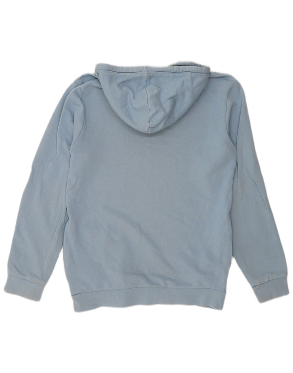 Adidas Mens Graphic Loose Fit Hoodie Jumper XS Blue Cotton