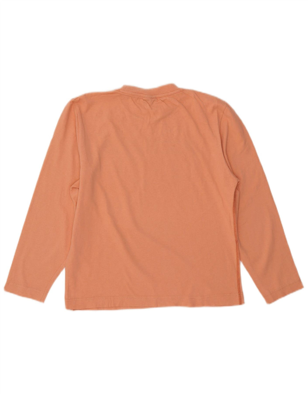 LEE Womens Graphic Top Long Sleeve UK 12 Medium Orange