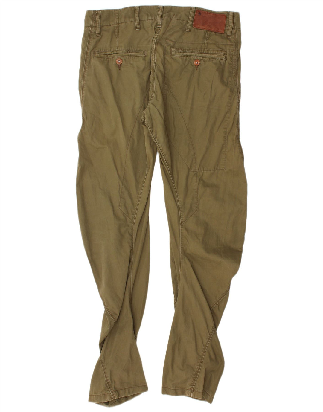 G-STAR Mens Banana Chino Trousers W32 L32 Khaki Cotton