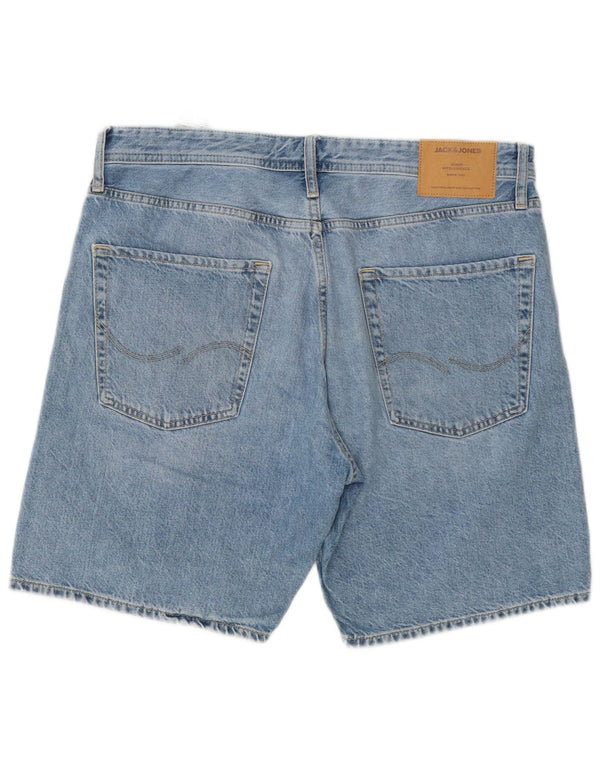 Jack & Jones Mens Chris Denim Shorts Large W34 Blue Cotton