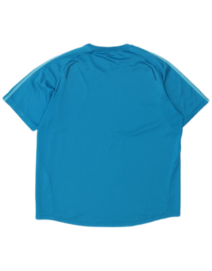 ADIDAS Mens T-Shirt Top XL Blue