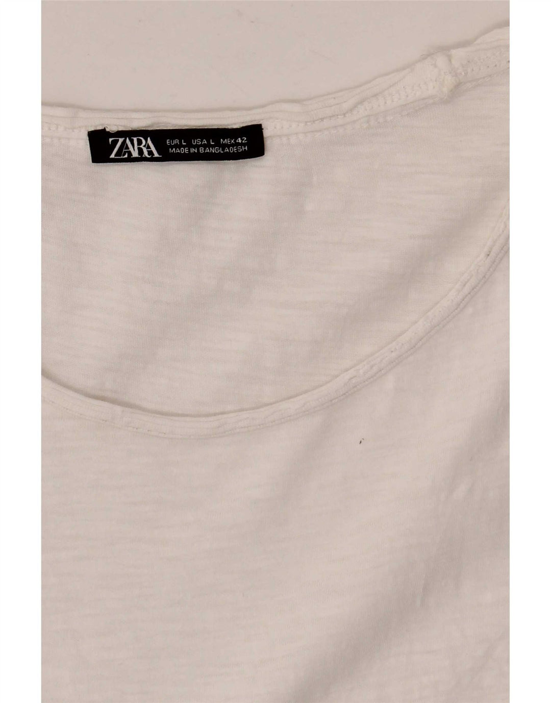 Zara Mens Vest Top Large White
