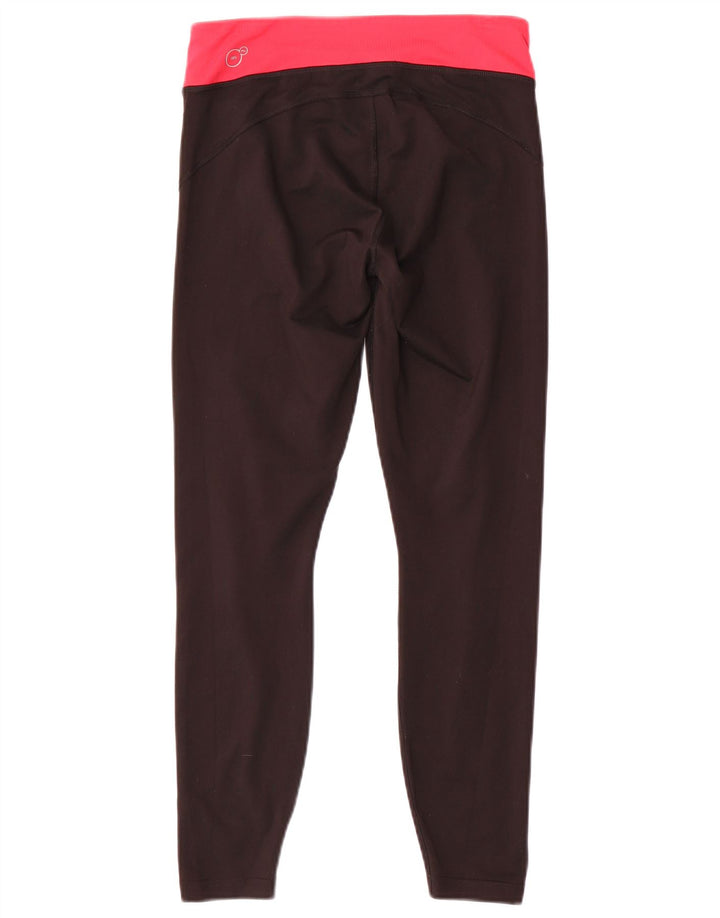 Puma Womens Leggings UK 10 Small Black Colourblock