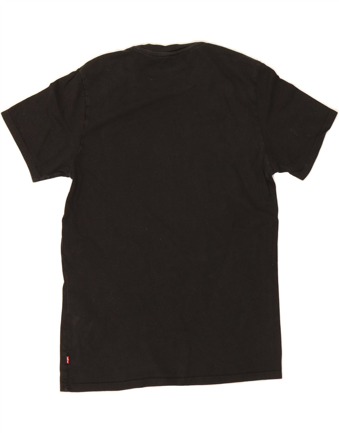 LEVI'S Mens Graphic T-Shirt Top Small Black Cotton Vintage Levi's and Second-Hand Levi's from Messina Hembry 