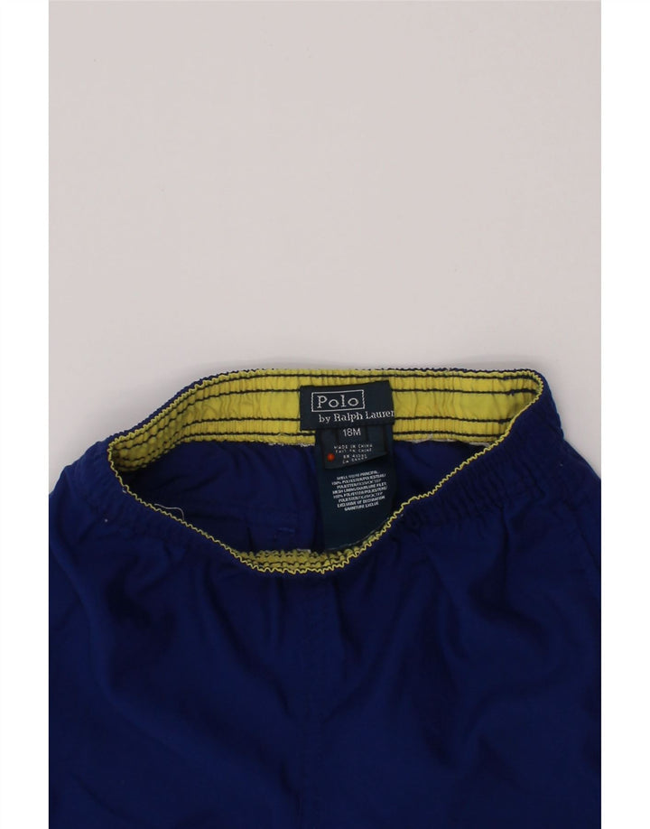 POLO RALPH LAUREN Baby Boys Sport Shorts 12-18 Months  Blue Polyester