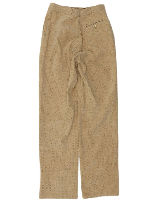 C & A Womens Straight Chino Trousers EU 40 Medium W26 L30 Beige Rayon