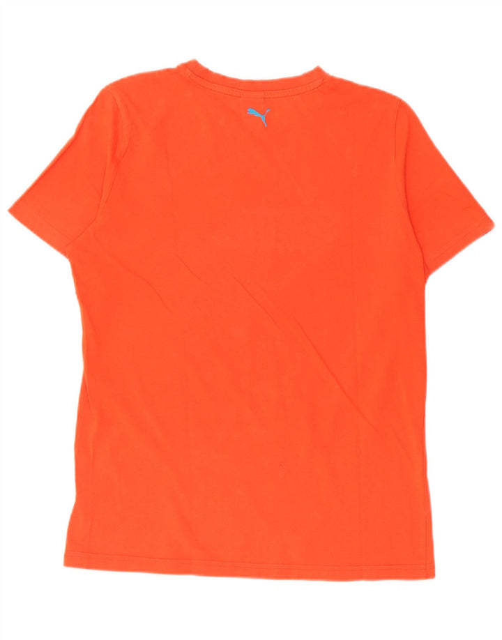 PUMA Girls Graphic T-Shirt Top 13-14 Years Orange