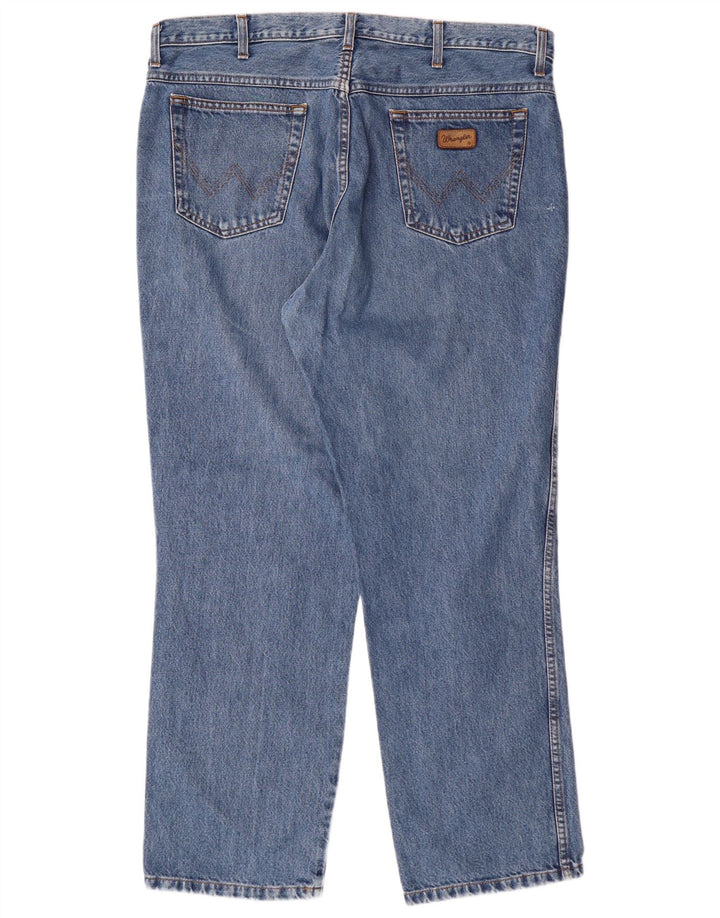 WRANGLER Mens Straight Jeans W38 L30 Blue