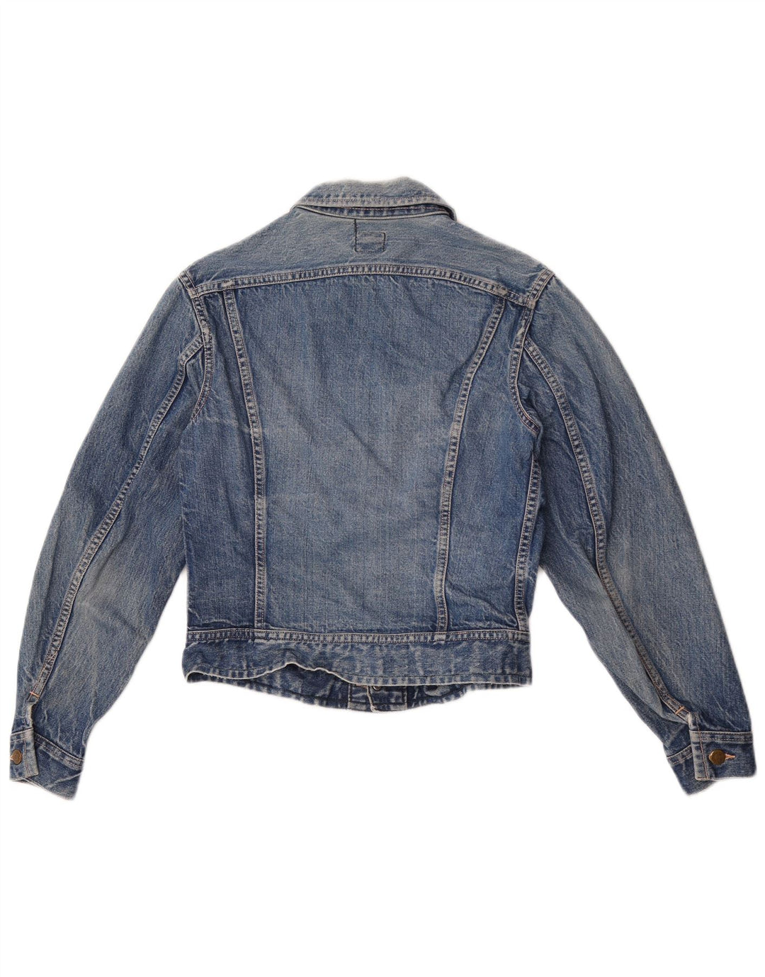 Lee Womens Denim Jacket UK 4 XS Blue