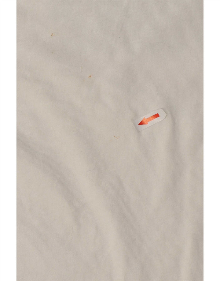 Nike Mens Graphic T-Shirt Top Medium White Cotton