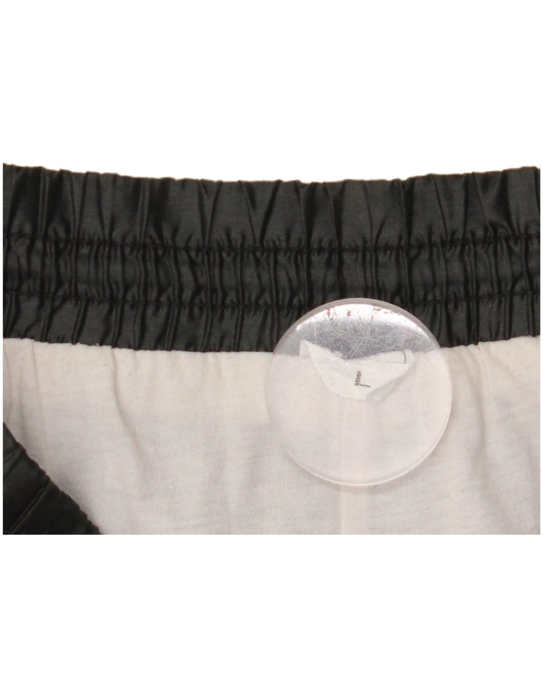 VINTAGE Mens Tracksuit Trousers Joggers Large  Black Colourblock