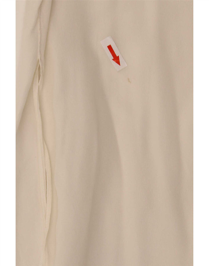 Massimo Dutti Womens Shirt Blouse EU 36 XS White Silk