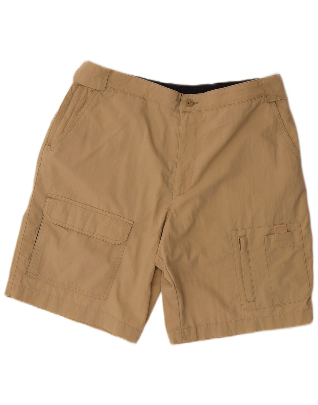 MARKS & SPENCER Mens Cargo Shorts W34 Large Beige Cotton