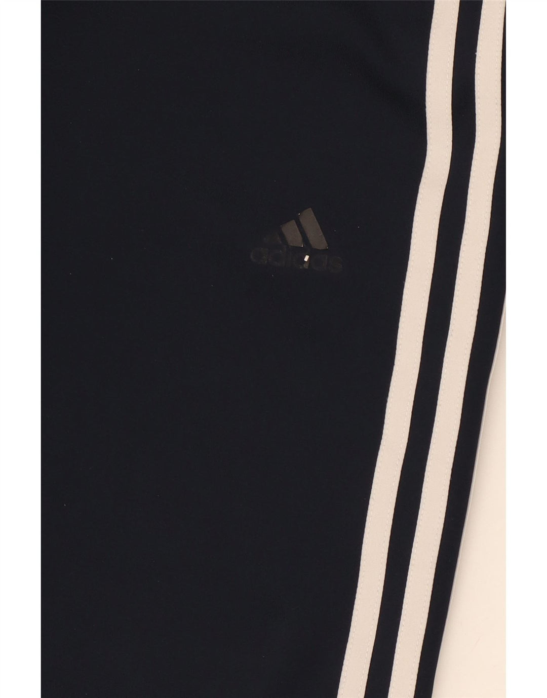 ADIDAS Womens Climalite Capri Leggings UK 12/14 Medium Navy Blue Polyester Vintage Adidas and Second-Hand Adidas from Messina Hembry 