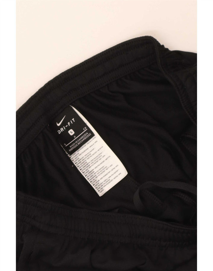 Nike Mens Dri Fit Tracksuit Trousers Small Black Polyester