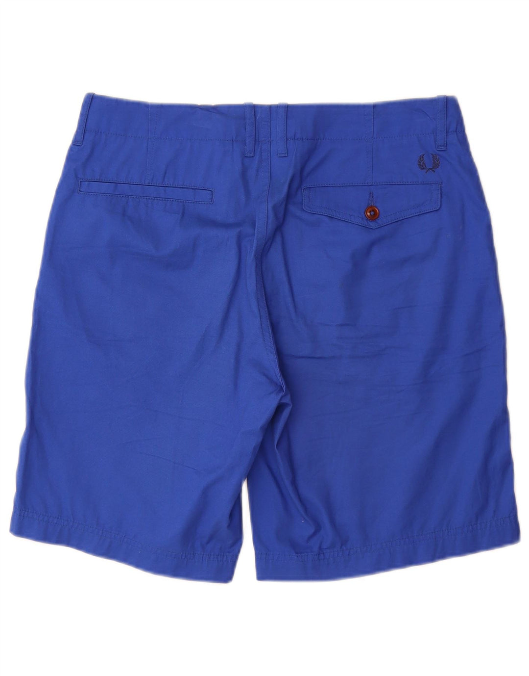 FRED PERRY Mens Chino Shorts W30 Medium  Blue Cotton