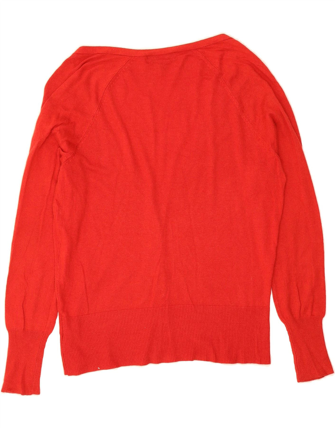 MOSSIMO Womens Oversized Cardigan Sweater UK 16 Large Red Nylon Vintage Mossimo and Second-Hand Mossimo from Messina Hembry 