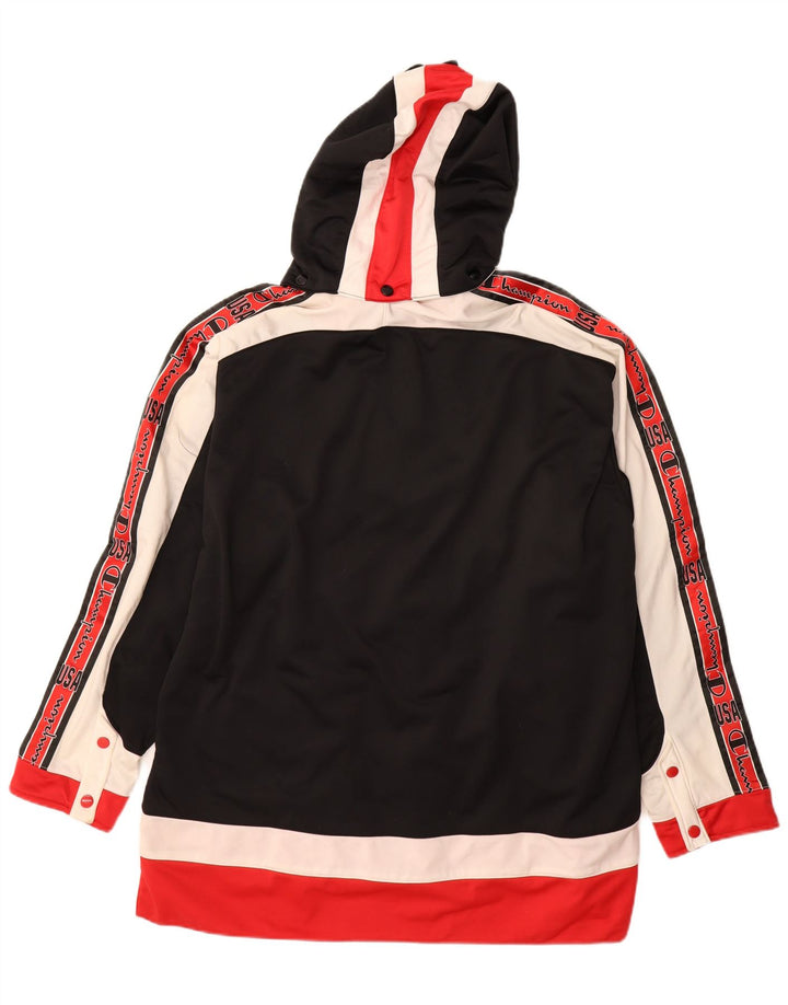 CHAMPION Mens Graphic Tracksuit Top Jacket Large Multicoloured Colourblock