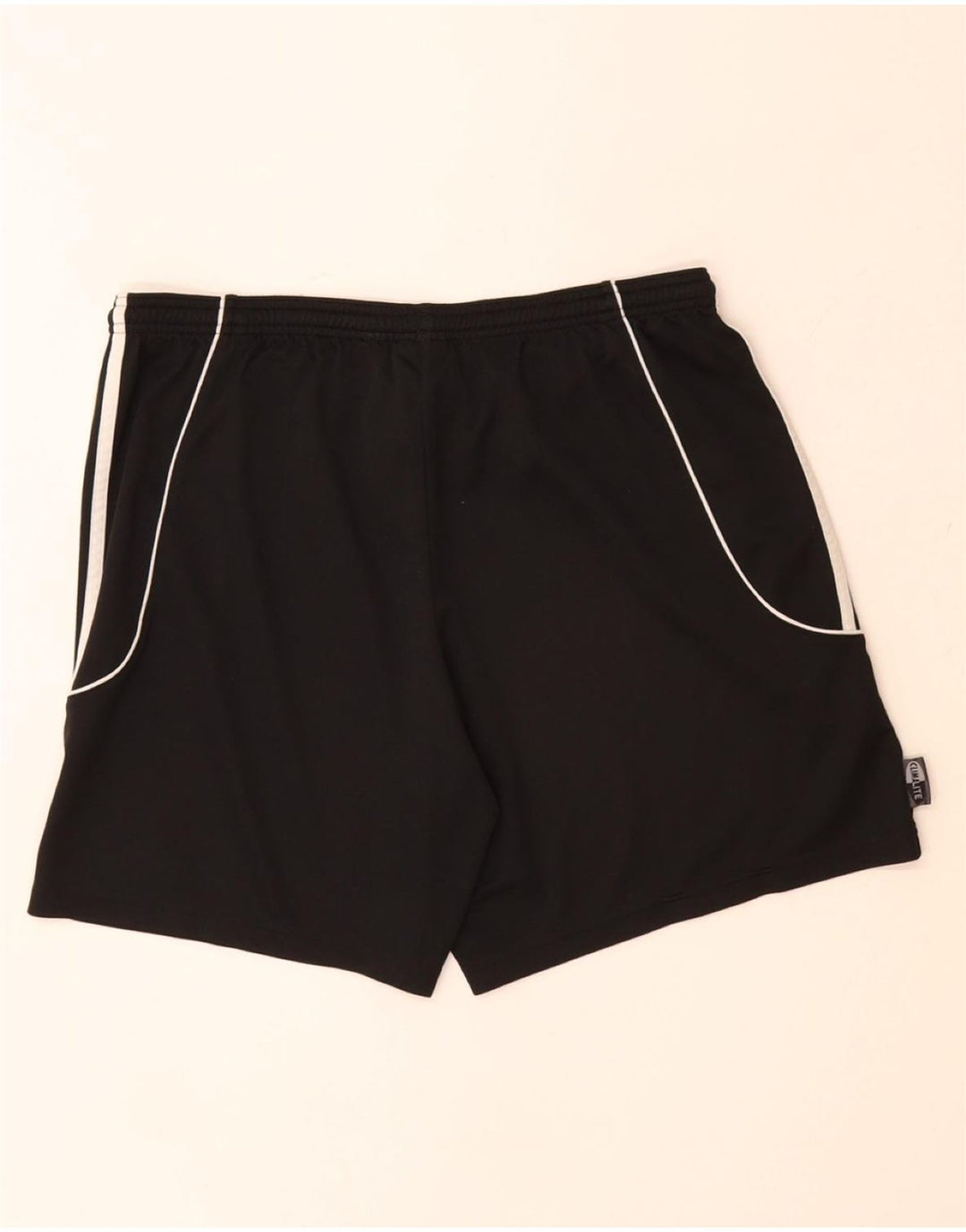 ADIDAS Mens Climalite Graphic Sport Shorts Large  Black Polyester