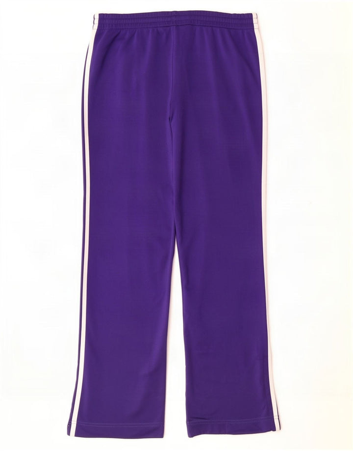 Adidas Womens Tracksuit Trousers EU 40 Medium Purple Polyester