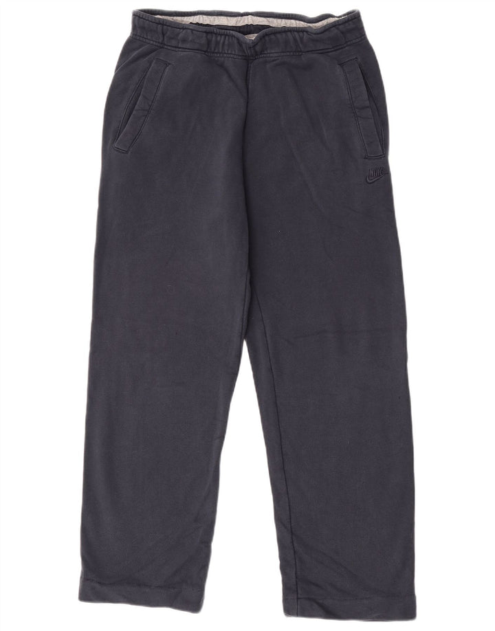 Nike Mens Tracksuit Trousers Small  Navy Blue Cotton