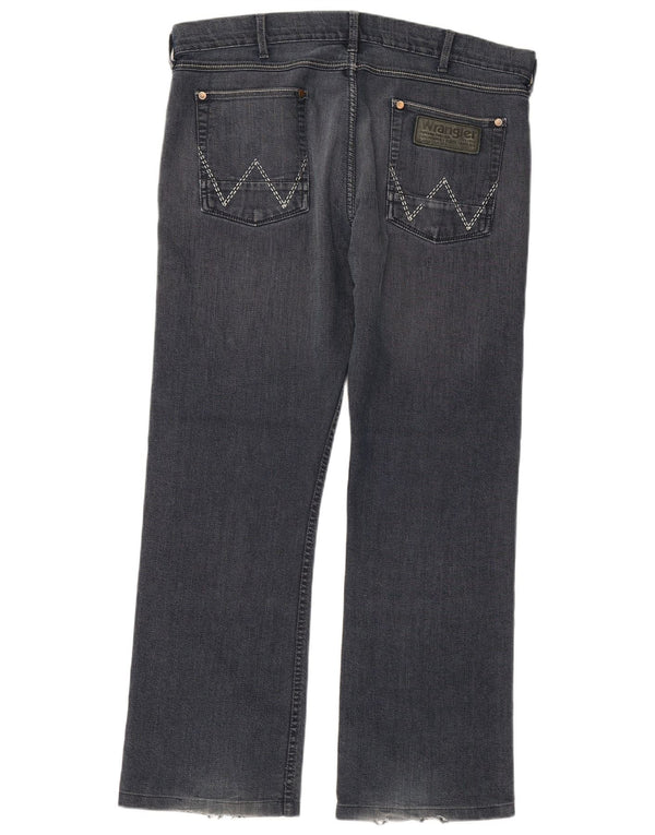 WRANGLER Mens Ace Straight Jeans  W36 L30 Navy Blue Cotton
