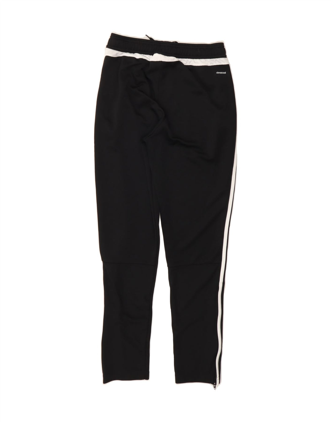 ADIDAS Boys Graphic Tracksuit Trousers 13-14 Years Black Polyester Vintage Adidas and Second-Hand Adidas from Messina Hembry 
