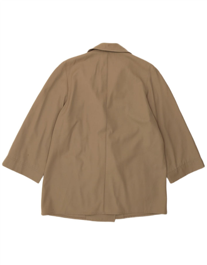 Valentino Womens Miss V Oversized Blazer Jacket IT 40 Small Beige