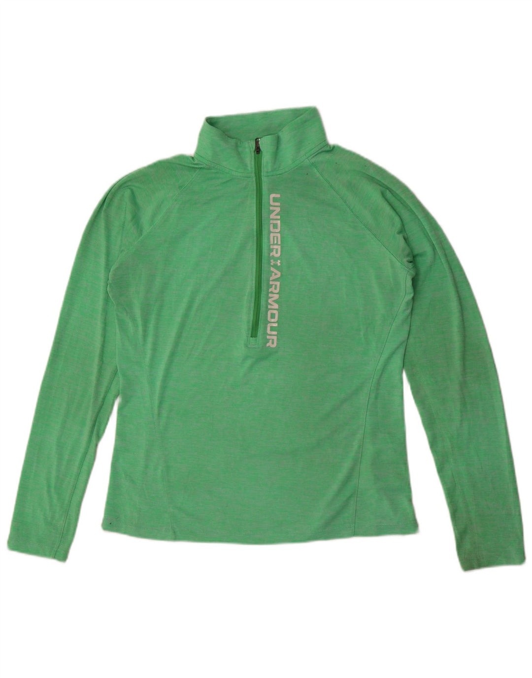 Under Armour Womens Graphic Pullover Tracksuit Top UK 14 Large Green
