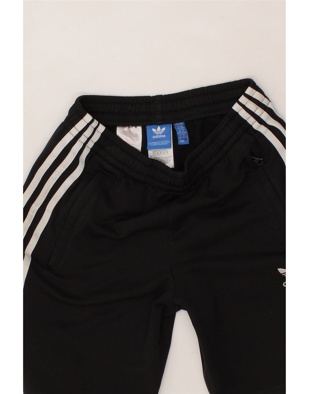 ADIDAS Boys Sport Shorts 11-12 Years Black Polyester Vintage Adidas and Second-Hand Adidas from Messina Hembry 