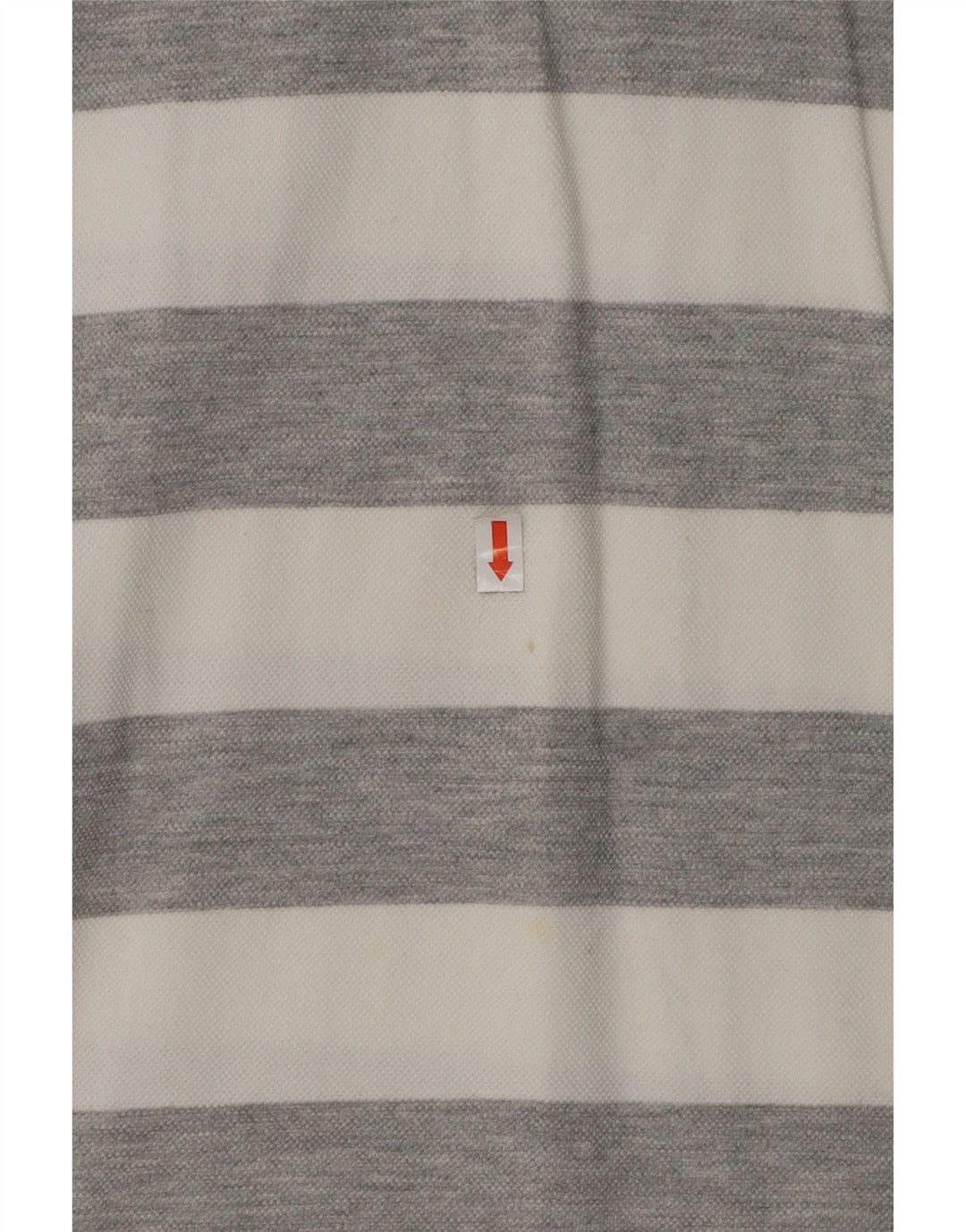 ELLESSE Mens Rugby Polo Shirt Medium Grey Striped