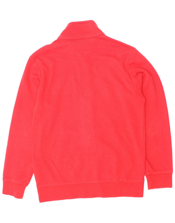 Champion Boys Graphic Tracksuit Top Jacket 9-10 Years Medium Red Cotton