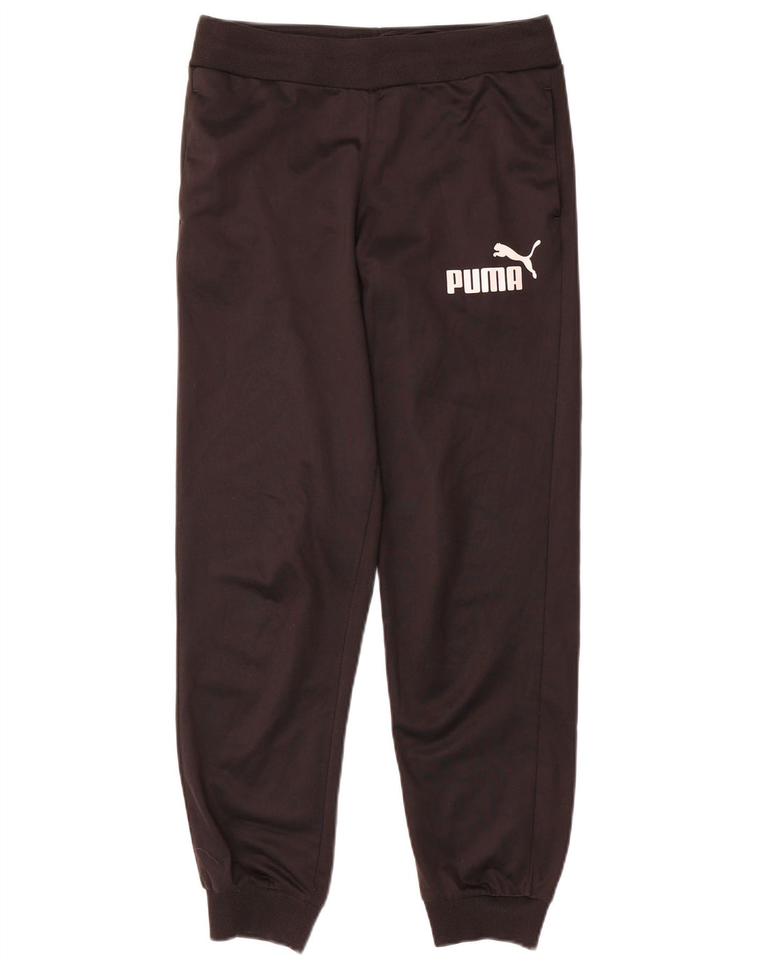 PUMA Boys Tracksuit Trousers Joggers 13-14 Years  Black Polyester