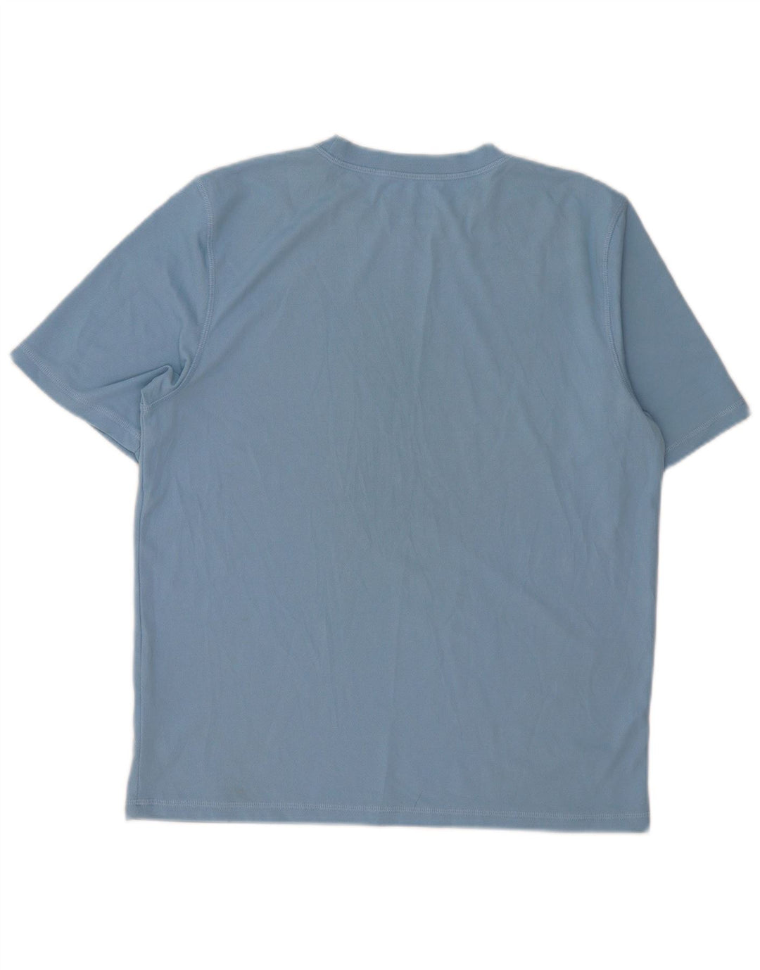 PUMA Mens T-Shirt Top Large Blue Polyester